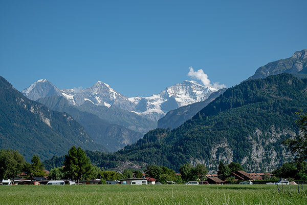Harmonischer Campingplatz im Berner Oberland