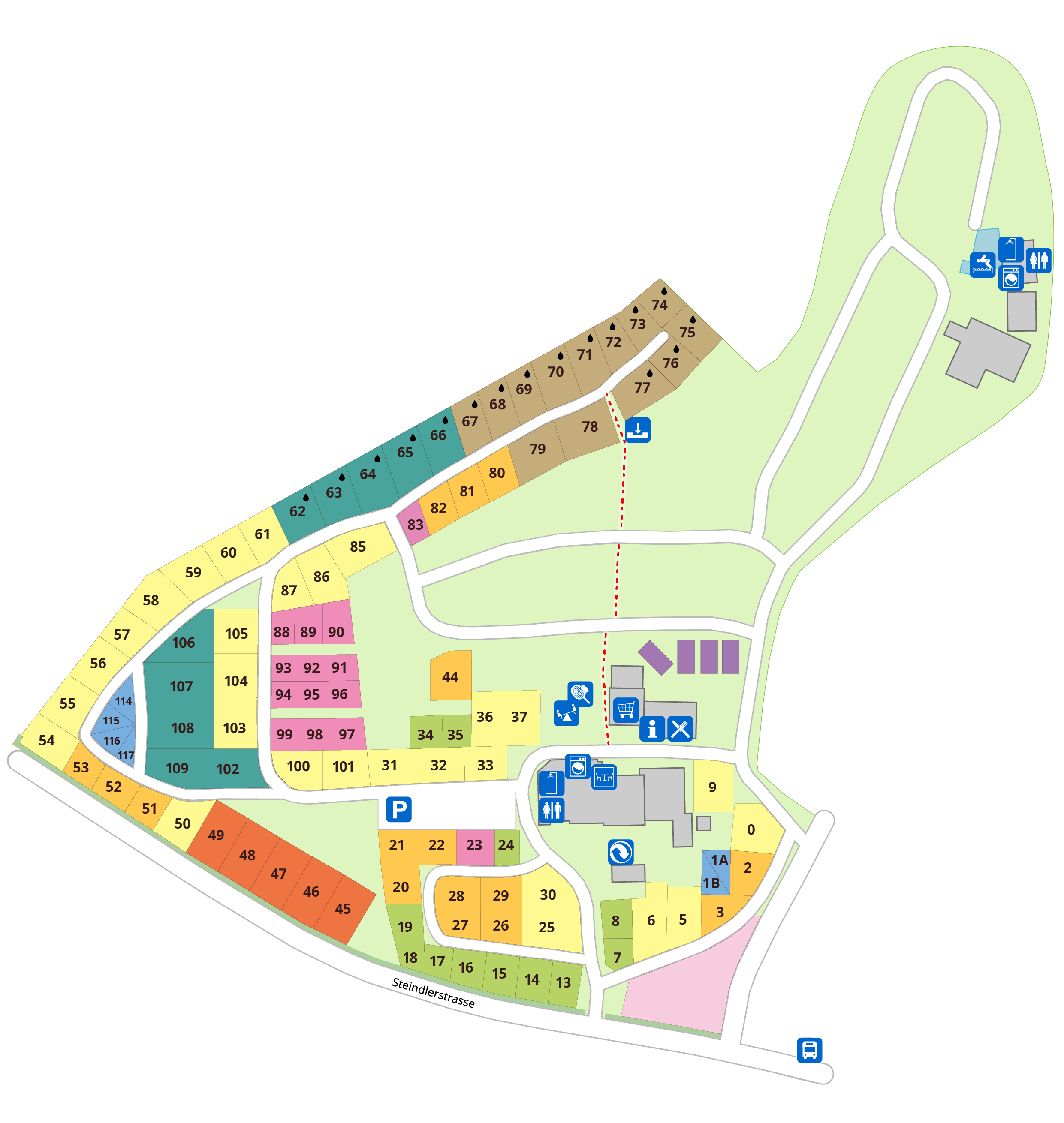 Lageplan JungfrauCamp Interlaken