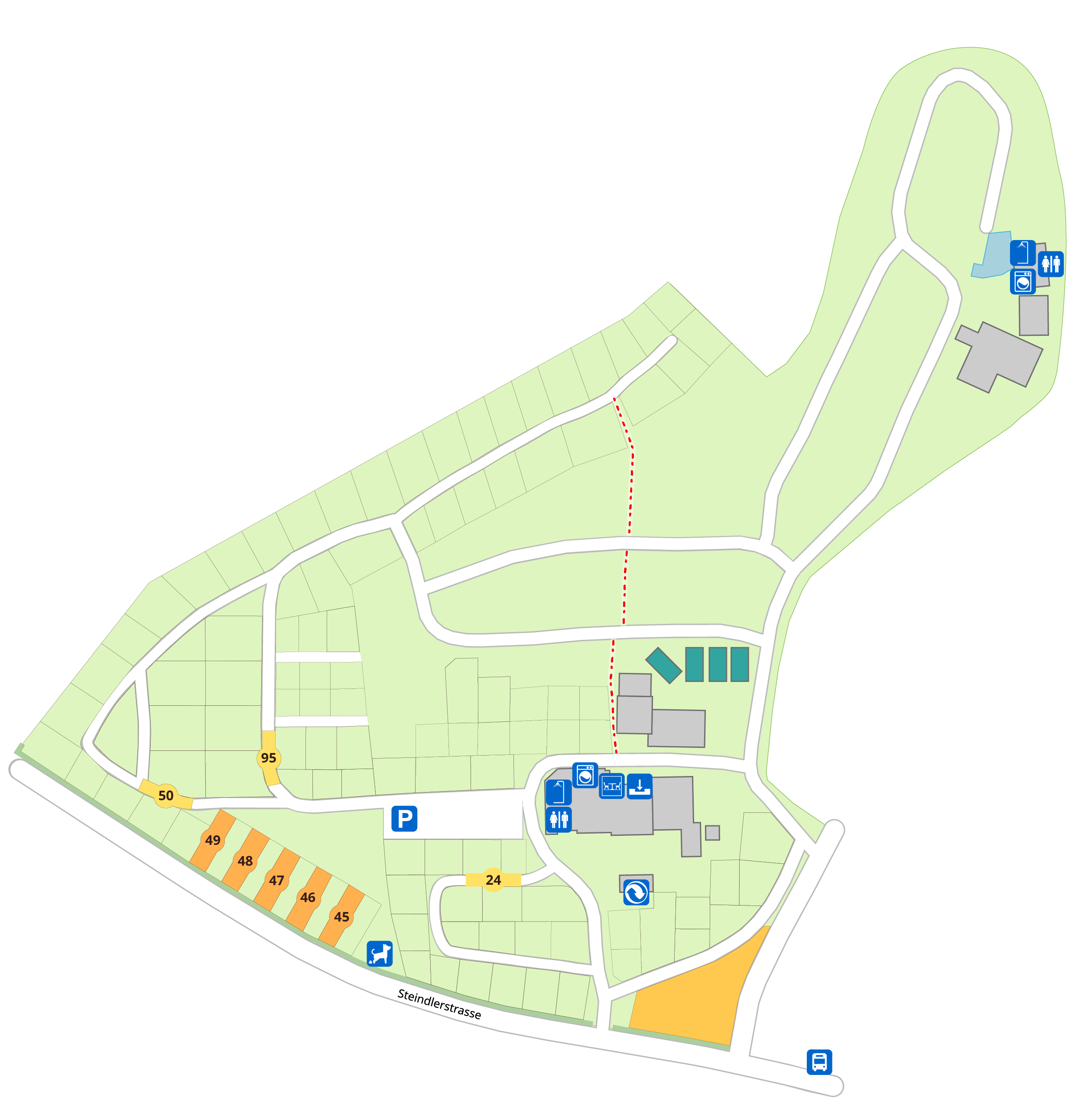 Lageplan JungfrauCamp Interlaken